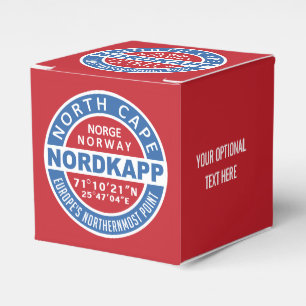 NORDKAPP Norway custom favour box