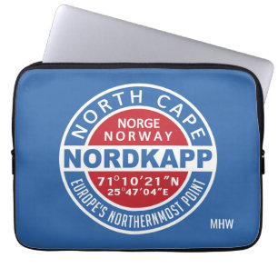 NORDKAPP Norway custom monogram laptop sleeves