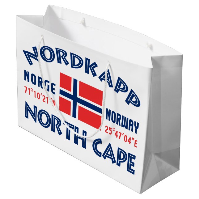 NORDKAPP Norway gift bag (Back Angled)
