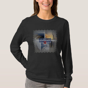 Nordkapp Norway, North Cape Souvenir Travel Gift. T-Shirt