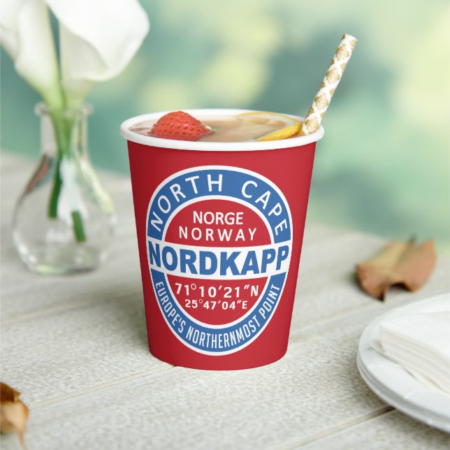 NORDKAPP Norway paper cups (Insitu)