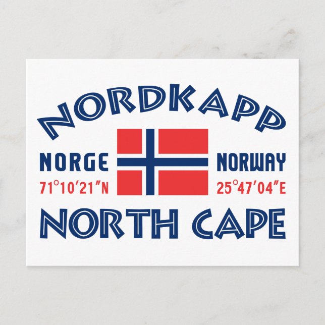 NORDKAPP Norway postcard (Front)