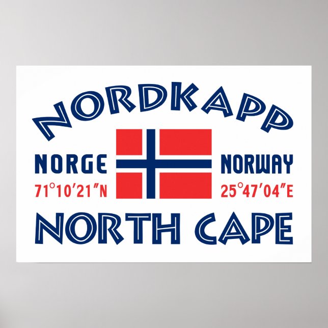 NORDKAPP Norway poster (Front)