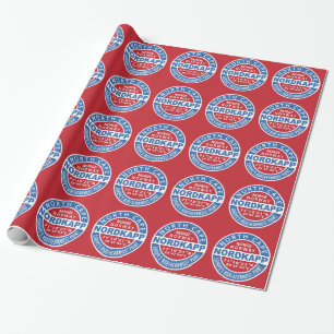 NORDKAPP Norway wrapping paper