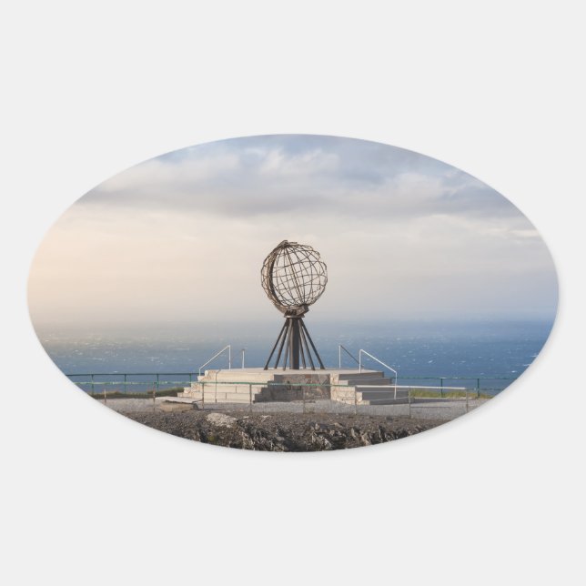 Nordkapp Oval Sticker (Front)