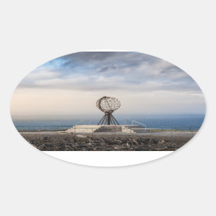 Nordkapp Oval Sticker