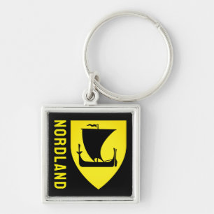 Nordland fylke coat of arms - NORWAY Key Ring