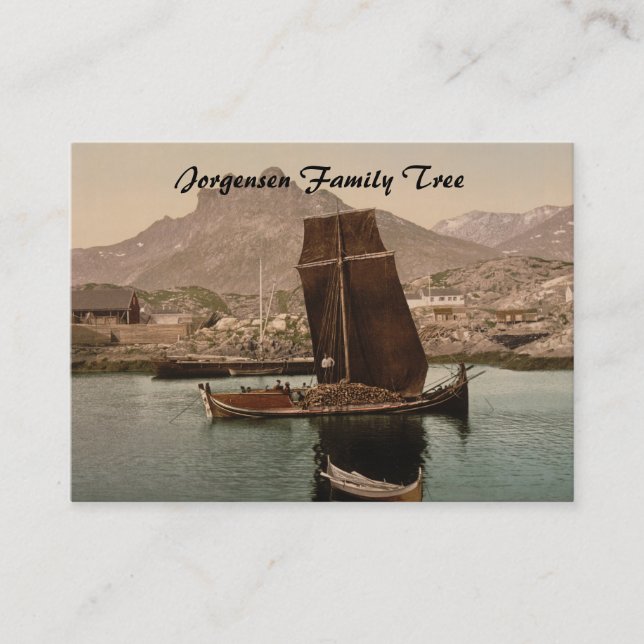 Nordlandsbaad, Nordland, Norway Business Card (Front)