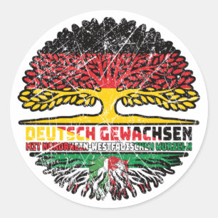 Nordrhein-Westfalen Deutschland Classic Round Sticker