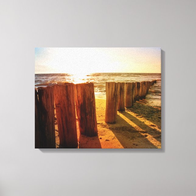 Nordsee Idylle Canvas Print (Front)