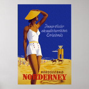 Nordseebad Norderney Poster