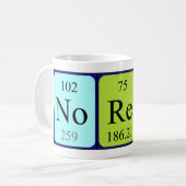 Norene periodic table name mug (Front Left)
