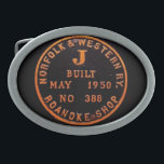 Norfolk and Western 611 Builders Plate Belt Buckle<br><div class="desc">Get yours today and show your support for the N&W 611.</div>