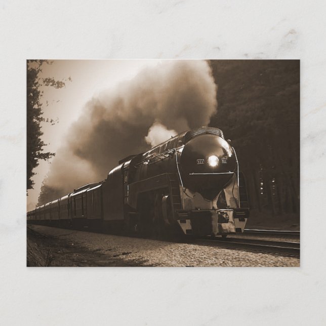 Norfolk and Western 611-The Spirit of Roanoke Postcard (Front)