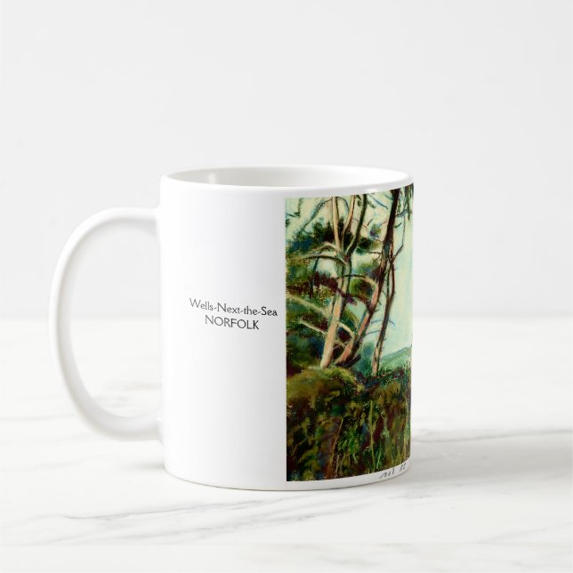 Norfolk Coast Coffee Mug (Left)