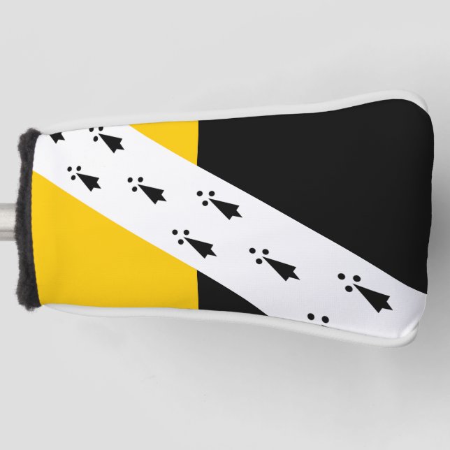 Norfolk county flag golf head cover (Front)