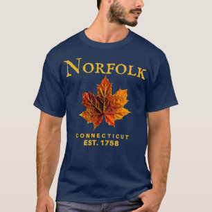 Norfolk CT Connecticut Autumn T-Shirt