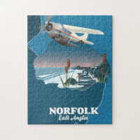 Norfolk East Anglia map 