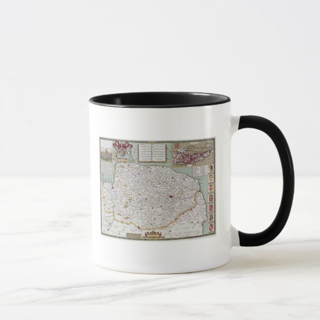 Norfolk, engraved by Jodocus Hondius Mug (Right)