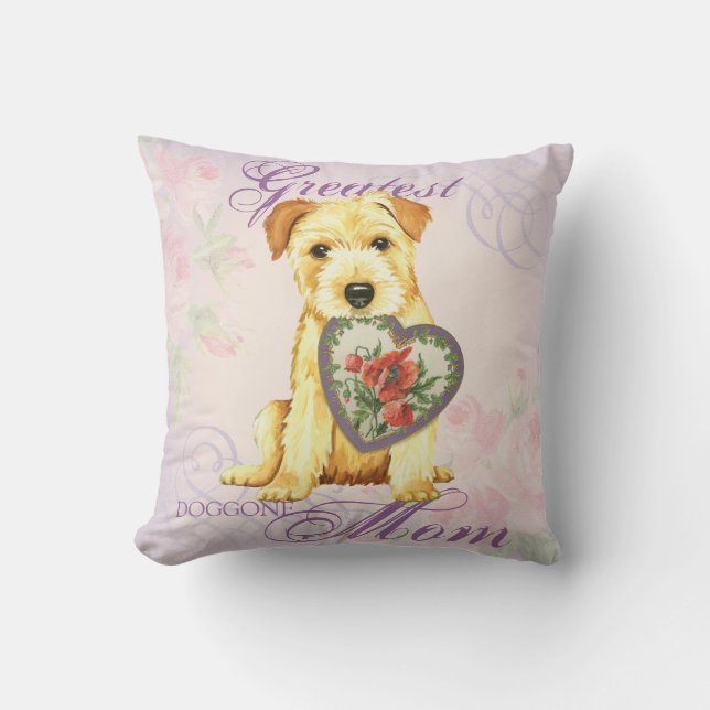 Norfolk Heart Mum Cushion (Front)