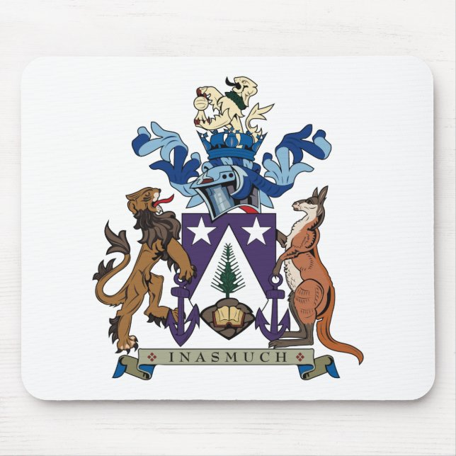 Norfolk Island Coat of Arms Mousepad (Front)