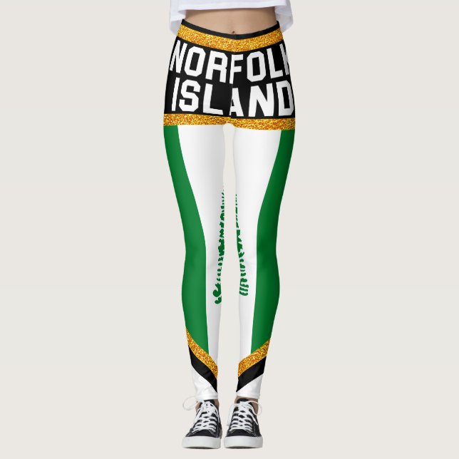 Norfolk Island Flag Leggings (Front)
