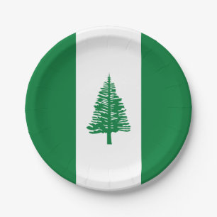 Norfolk Island Flag Paper Plate