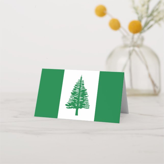 Norfolk Island flag Place Card (Front)