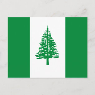 Norfolk Island Flag Postcard