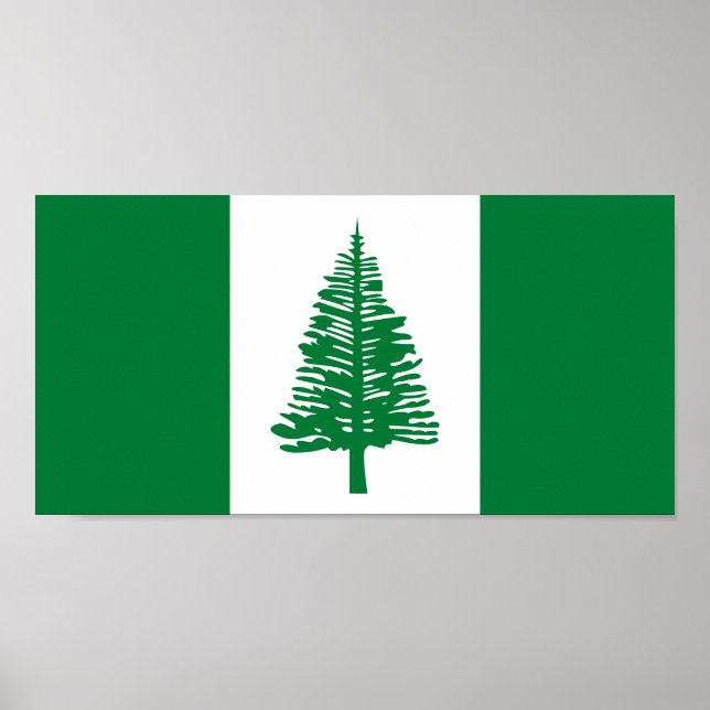 Norfolk Island Flag Poster (Front)