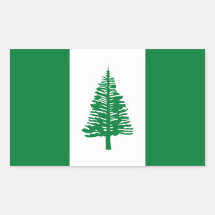 Norfolk Island Flag Rectangular Sticker