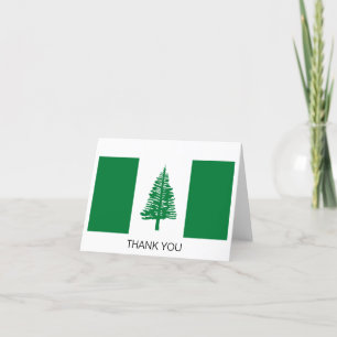 Norfolk Island Flag Thank You Card