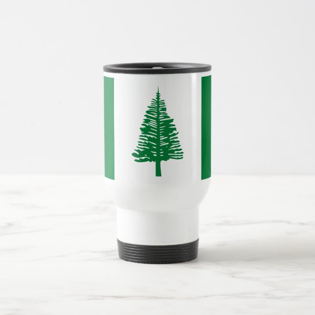 Norfolk Island Flag Travel Mug (Center)