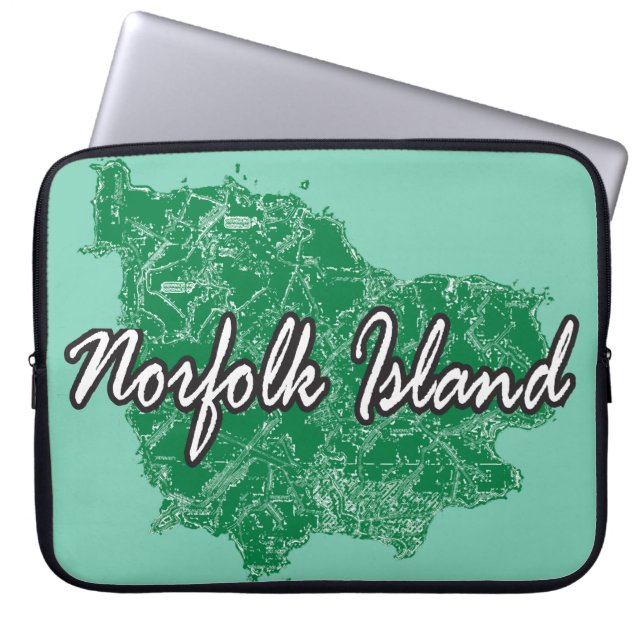 Norfolk Island Laptop Sleeve (Front)