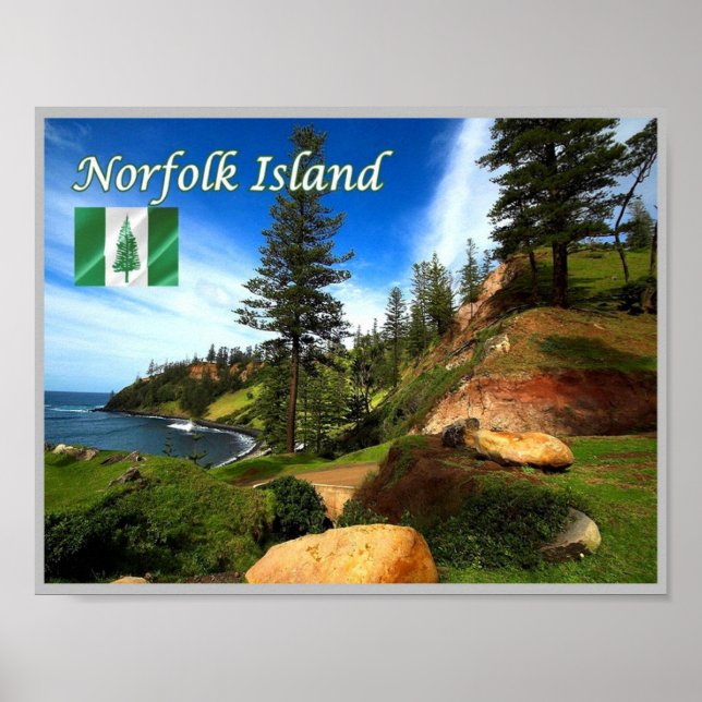 Norfolk Island - Panorama - Poster (Front)