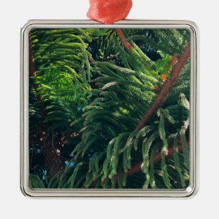 Norfolk Island Pine Metal Tree Decoration