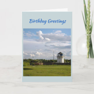 Norfolk Lighthouse Birthday Card