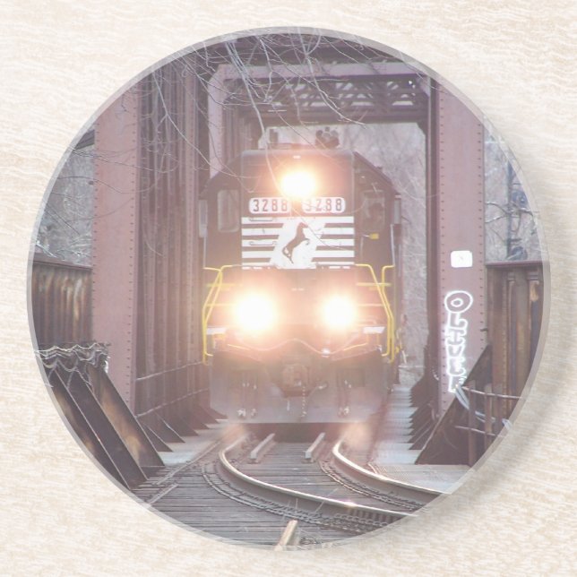Norfolk Southern #3288 Sandstone Coaster (Front)