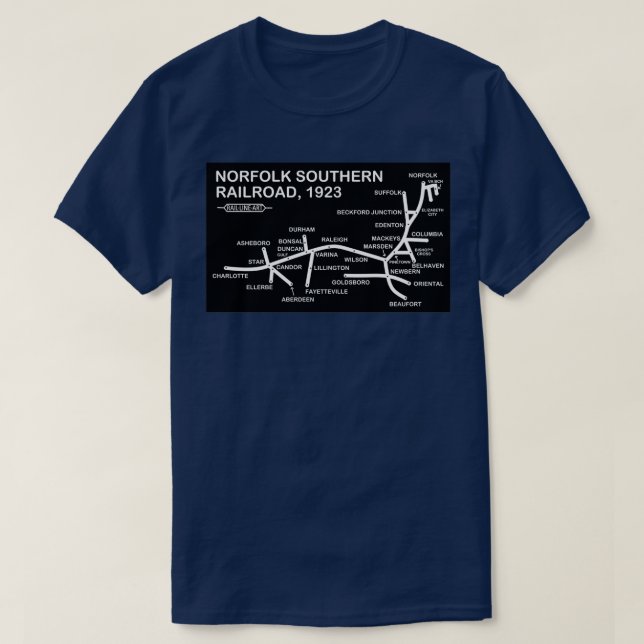 Norfolk Southern Railroad 1923 T-Shirt (Design Front)