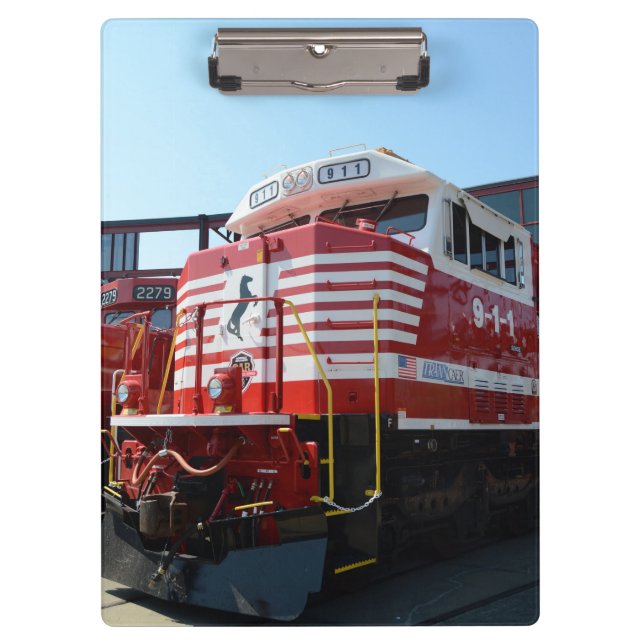 Norfolk Southern Railway 911 Diesel Locomotive Clipboard (Front)