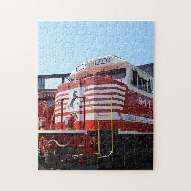 Norfolk Southern Railway 911 Diesel Locomotive Jigsaw Puzzle (Vertical)
