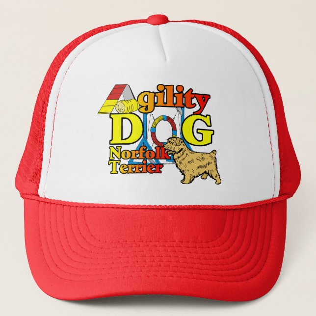 Norfolk_Terrier_Agility Trucker Hat (Front)