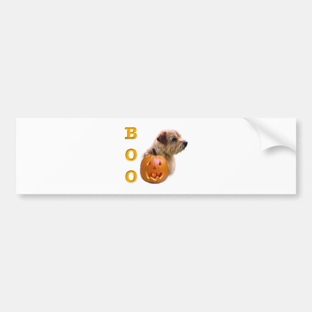 Norfolk Terrier Boo Bumper Sticker (Front)