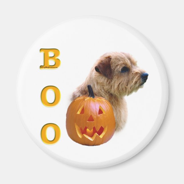 Norfolk Terrier Boo Magnet (Front)