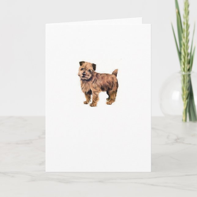 Norfolk Terrier Card (Front)