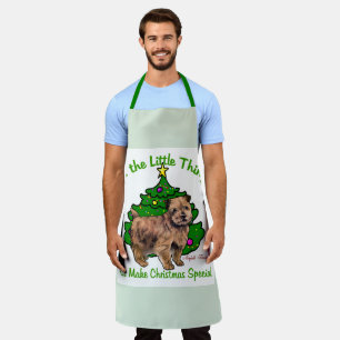 Norfolk Terrier Christmas Gifts Apron