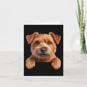 Norfolk terrier cute funny dog lover card