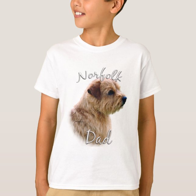 Norfolk Terrier Dad 2 T-Shirt (Front)