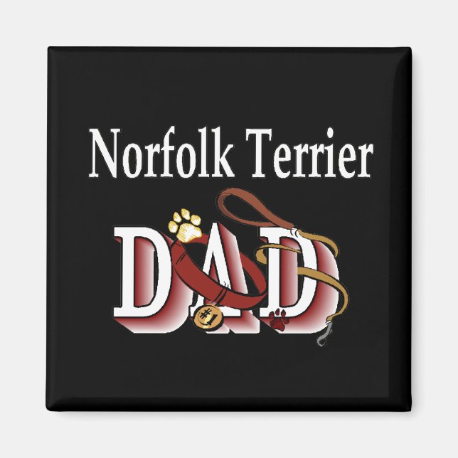 norfolk terrier dad Magnet (Front)