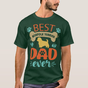 Norfolk Terrier Dog Dad T-Shirt